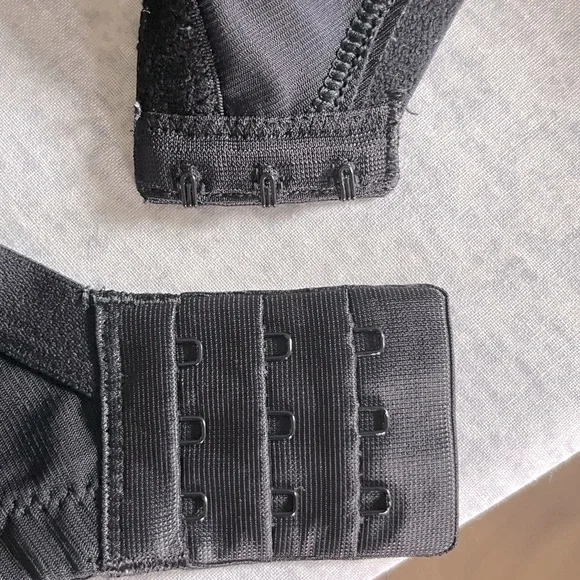 Soma Stunning Support Black Full-Coverage Bra with Lace Overlay Size 36DD - Picture 8 of 11